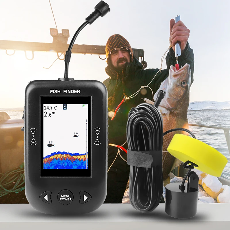 Fish Finder Cable - Erchang XF03 Fish Finders 45 Degrees